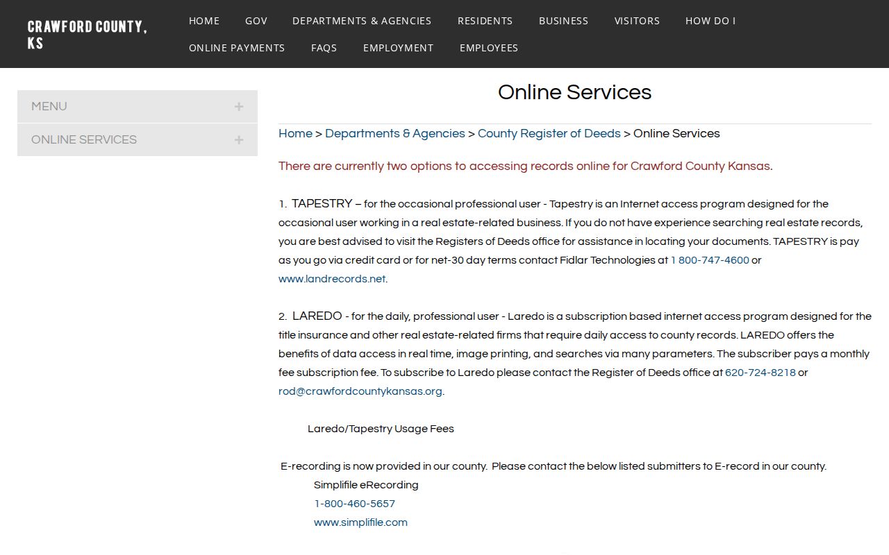 Pittsburg residents directory county online record services